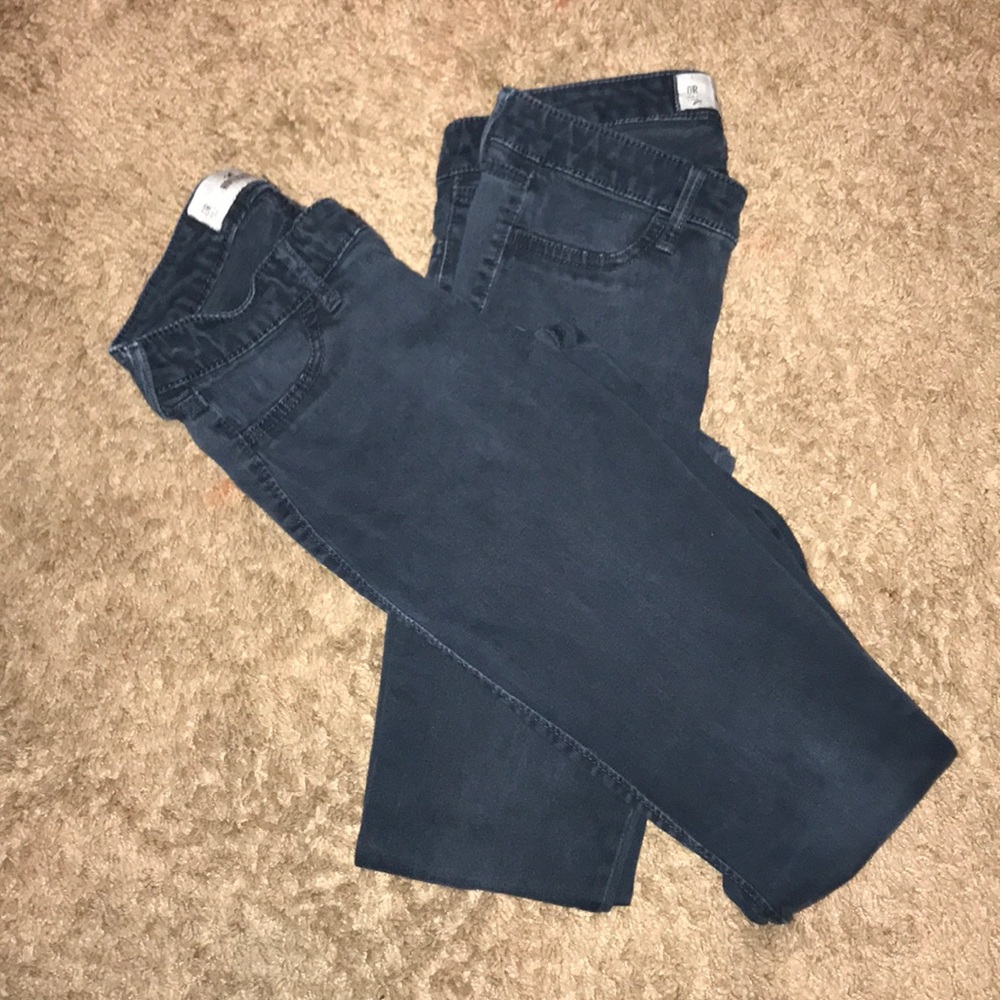 School navy skinny uniform pants